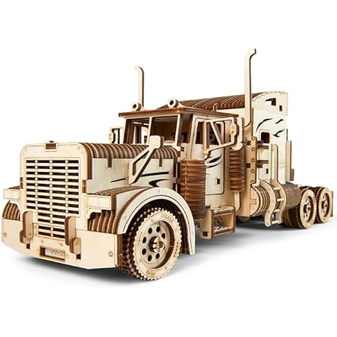 70056 HEAVY BOY TRUCK VM-03 MODEL PLYWOOD DIY MODEL  ECOLOGICAL WOODEN MODEL - Image 1